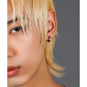 ピアス LH-1 カッティングフープピアス/マット/サージカルステンレス