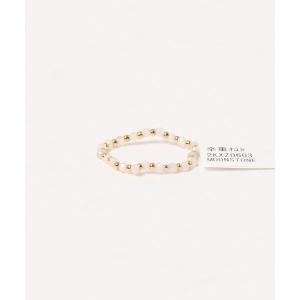 e.m.（イーエム） 指輪 リング SILVER925ブルーダイヤ印台ピンキー