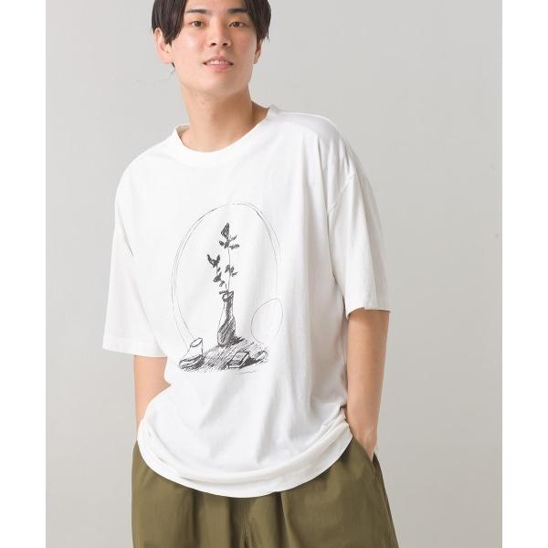 tシャツ ユニセックス　-by RYOJI OBATA×OMNES プリント半袖Tシャツ メンズ レ...