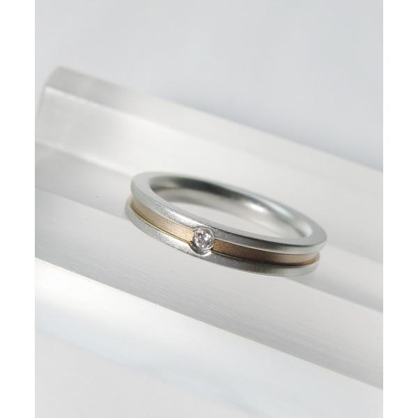 指輪 リング 「vie」ステンレスリング/一粒ストーンリング レディース