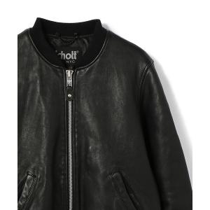 ジャケット ライダースジャケット Schott/ショット/LEATHER JACKET ”BOWERY”/レザージャケット バワリー MA-1