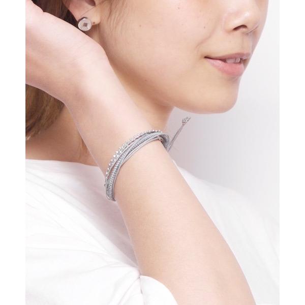 ブレスレット /LASTHEAVEN/カレンシルバービーズ＆ワックスコードブレスレット レディース