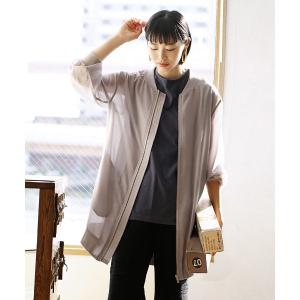 ジャケット MA-1 MA-1ガーゼブルゾン[ロング]