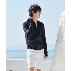 ラッシュガード 無地 メンズ ラフラッシュガード 速乾性 ストレッチ