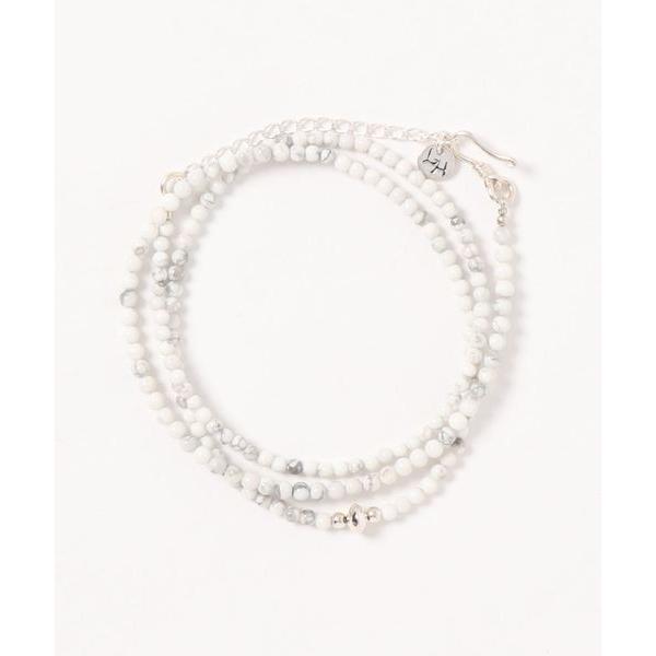 ブレスレット 「W」「it」LAST HEAVEN/3ミリビーズ三連ブレス メンズ