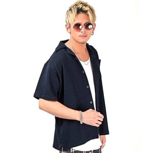 シャツ シアサッカーオープンシャツ メンズ