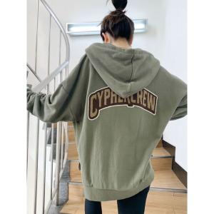 パーカー CYPHERCREW スリットスウェットパーカー
