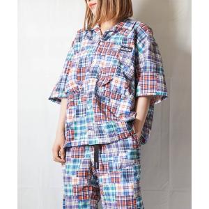 レディース シャツ ブラウス WILD THINGS”S/S CAMP SHIRT｜zozo