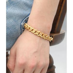 ブレスレット メンズ GILD / ギルド / Flat link chain bracelet フラット リンク チェーン ブレスレット / G20｜zozo