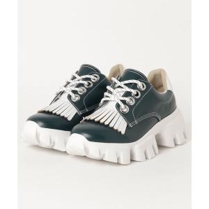 スニーカー ウルトラライトチャンキーソールダービースニーカー/Ultra light chanky sole derby sne