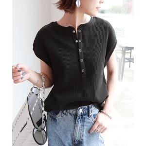 tシャツ Tシャツ ワッフルフレンチスリーブ前後2wayTシャツ
