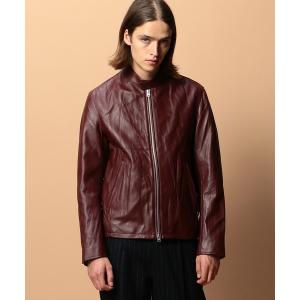 ジャケット ライダースジャケット ネイキッドレザーブルゾン