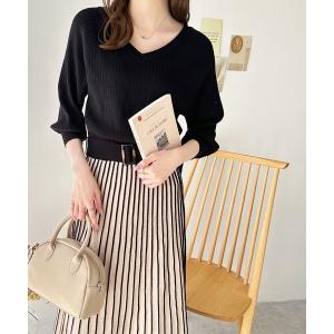ワンピース 前後2WAYプリーツニットワンピース