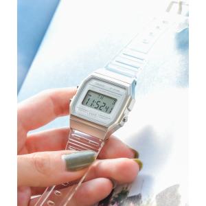 CASIO 腕時計 CASIO（カシオ)クリア デジタル レディース メンズ