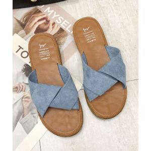 サンダル フラットサンダル