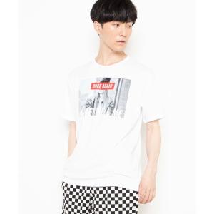 tシャツ Tシャツ WEGO/モノトーンガールフォトボックスTシャツ