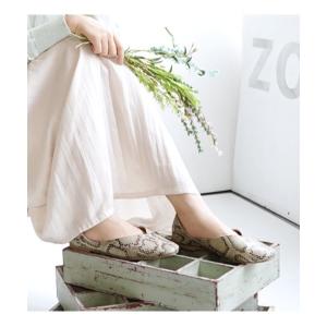 パンプス スクエアトゥ Vカット サマーバブーシュの商品画像