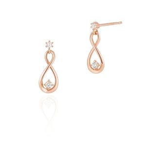 4℃（ヨンドシー） ピアス K10 ピンクゴールド ピアス レディース