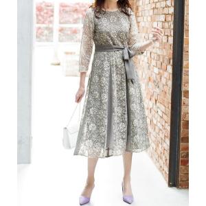 無料長期保証 ウォッシャブル 楽に着られるレイヤード風ワンピｰス 21公式店舗