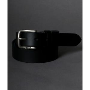 w097.ベルト黒 yohji yamamoto - pour homme | 30mmプレーンベルト (メンズ