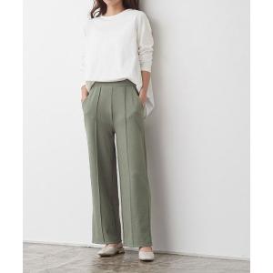 パンツ 2typeから選べるリブカットソーパンツ