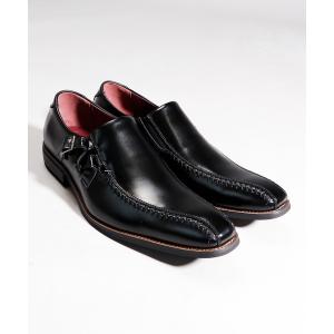 ビジネスシューズ ZINC 本革トラッドビジネス ローヒールドレスシューズ メンズ