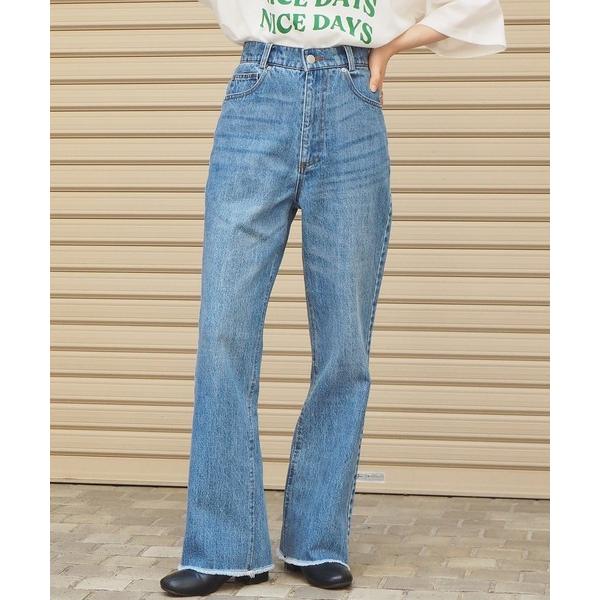 ジーンズ デニム デニムパンツ 「ZOZO限定アイテム」セミフレアデニムパンツ「3サイズ展開/新色登...