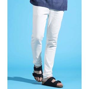 ジーンズ スーパー ストレッチ テーパード スキニー デニムパンツ フルレングス＆アンクル メンズ