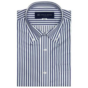 形態安定ノーアイロン ボタンダウン 半袖ビジネスワイシャツ