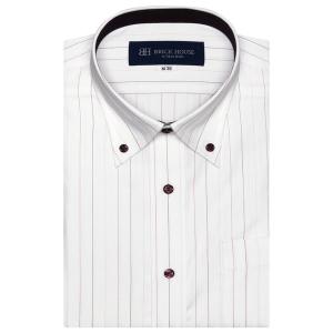 形態安定ノーアイロン ボタンダウン 半袖ビジネスワイシャツ