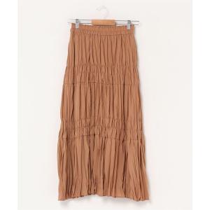 スカート ティアードマキシスカート