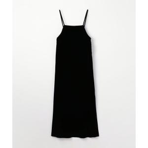 CABaN（キャバン） ワンピース ソフトベロア Vネックロングワンピース