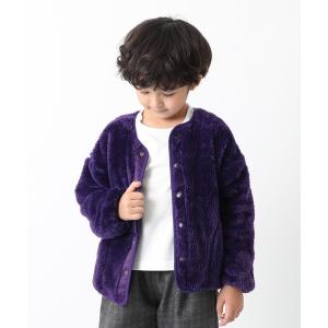 ブルゾン アウター 釦開きボアジャケット キッズ 子供服 男の子 女の子