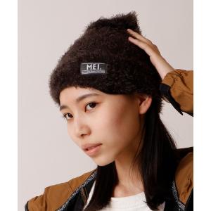 帽子 キャップ MEI ワンポイントロゴ ニットキャップ