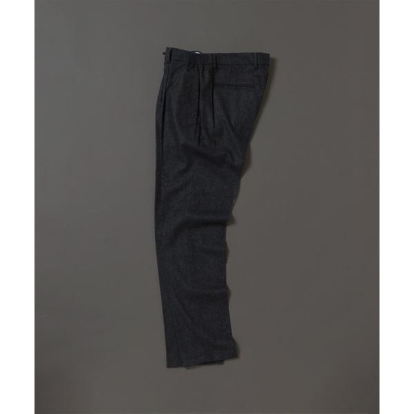 スラックス giabsarchivio / 別注 MASACCIO サキソニー 1プリーツ ドローコ...