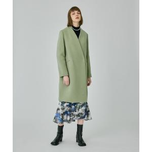 Super'140カシミヤ混Vネックコート