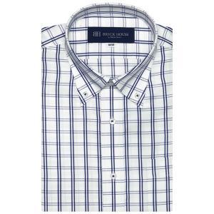 形態安定ノーアイロン ドゥエボットーニボタンダウン 半袖ビジネスワイシャツ