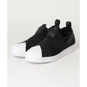 スニーカー adidas アディダス SST SLIP ON スーパースタースリッポン FW7051　CBLK/CBLK/CBLK