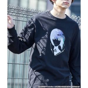 tシャツ Tシャツ メンズ 攻殻機動隊 別注 プリントL/S オーバーサイズカットソー｜zozo