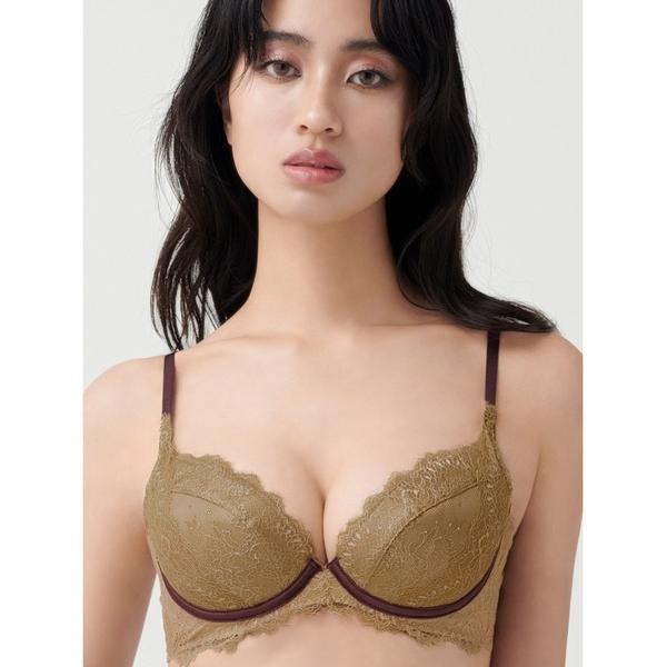 ブラジャー ダスティーカラー シャープメイク ブラ(B〜Dカップ)