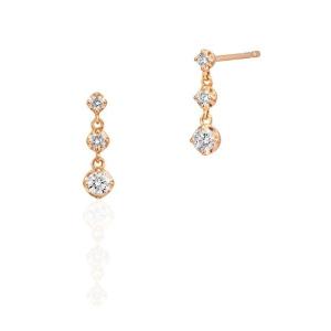 VENDOME AOYAMA（ヴァンドーム青山） ピアス K18PG ダイヤモンド