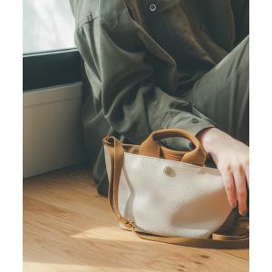 トートバッグ 「Breath TOPKAPI /ブレス トプカピ」スコッチグレイン ネオレザー ショルダー付き ミニ レディース トートバッグ プレーン レディース