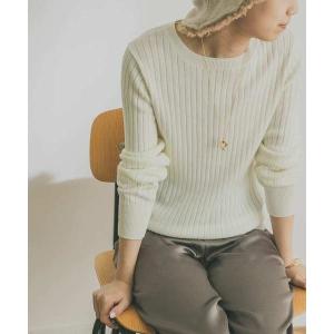 ニット コンパクトリブニット