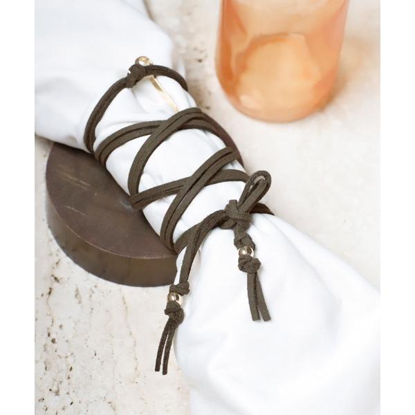 ヘアゴム タイトポニーフック「スエード」