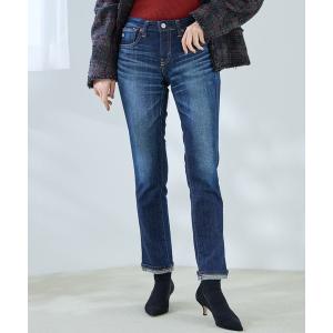 パンツ デニム ジーンズ SOMETHING/サムシング  HANA テーパードストレート