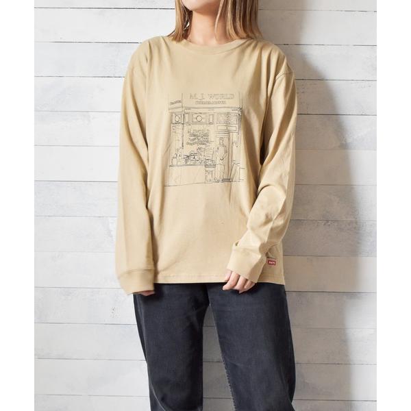 tシャツ 「69」「Naked Rust and other POEMS」手書きプリント　長袖カット...