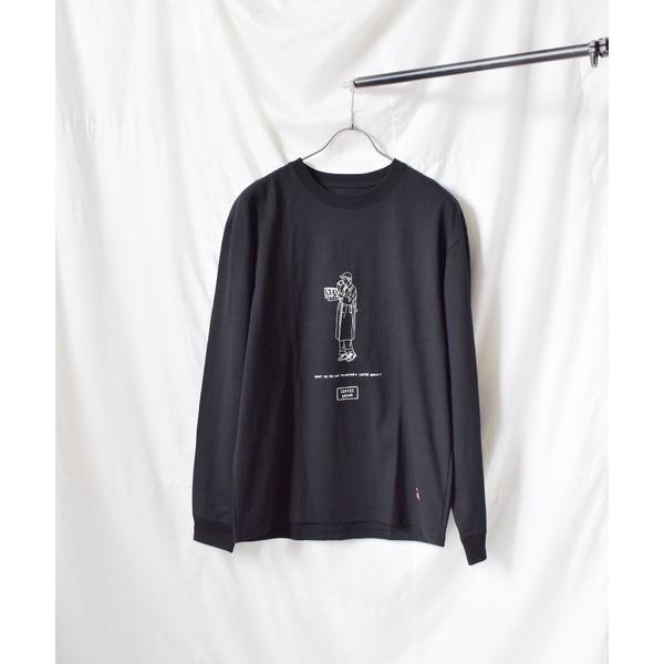 tシャツ /Naked Rust and other POEMS/手書きプリント　長袖カットソー レ...