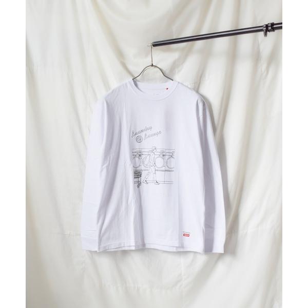 tシャツ 「Naked Rust and other POEMS」手書きプリント　長袖カットソー レ...