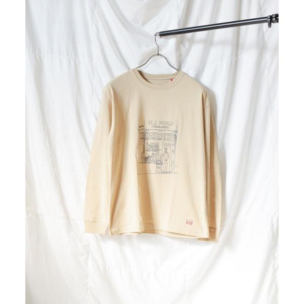 tシャツ 「Naked Rust and other POEMS」手書きプリント　長袖カットソー レ...