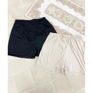 下着 裾レースペチショートパンツ